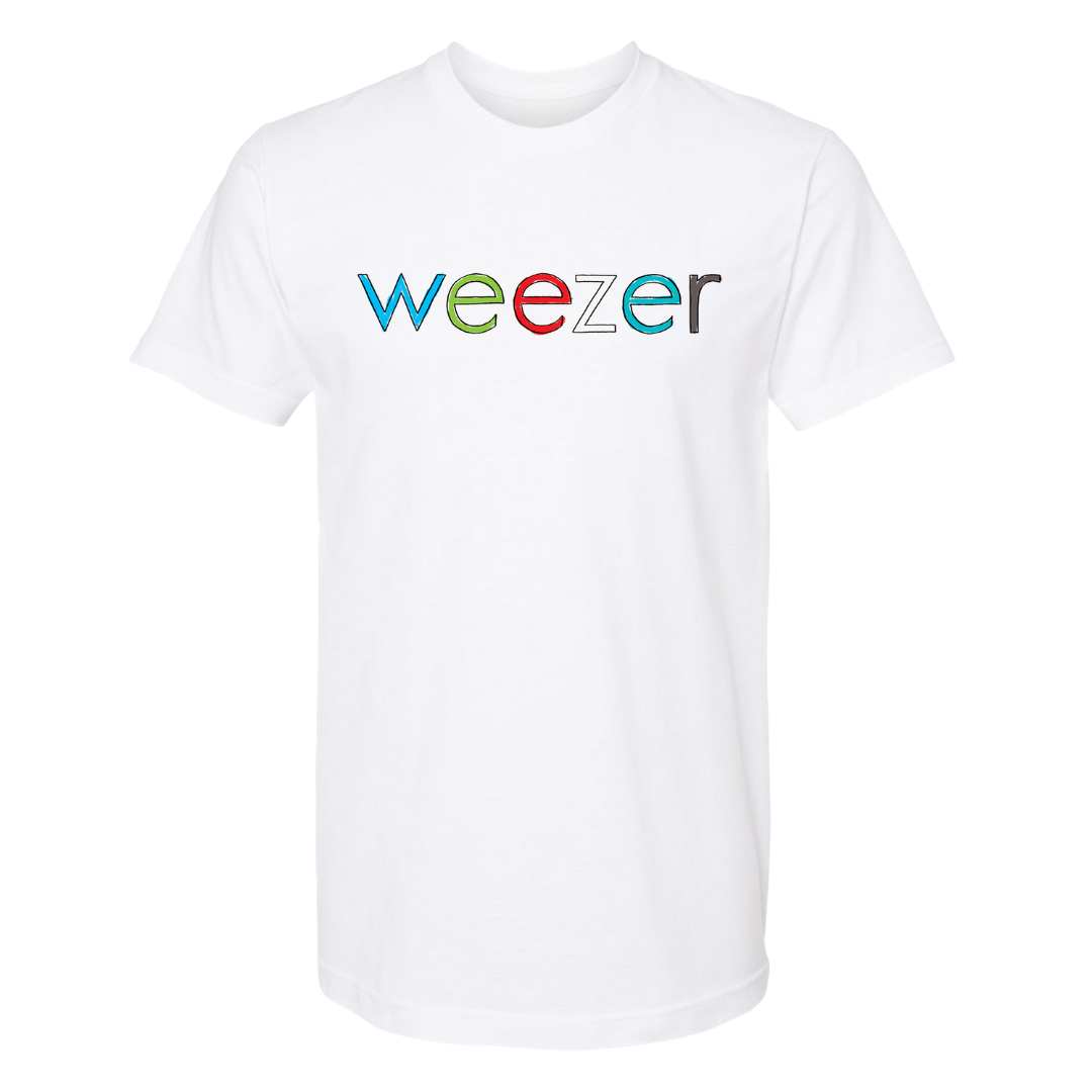 Weezer - Weezer (Coloring Book) White Tee