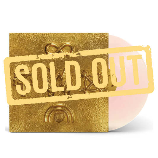 Weezer artifact wzr003 signed rose gold vinyl album with embossed infinity symbol and translucent pink vinyl record