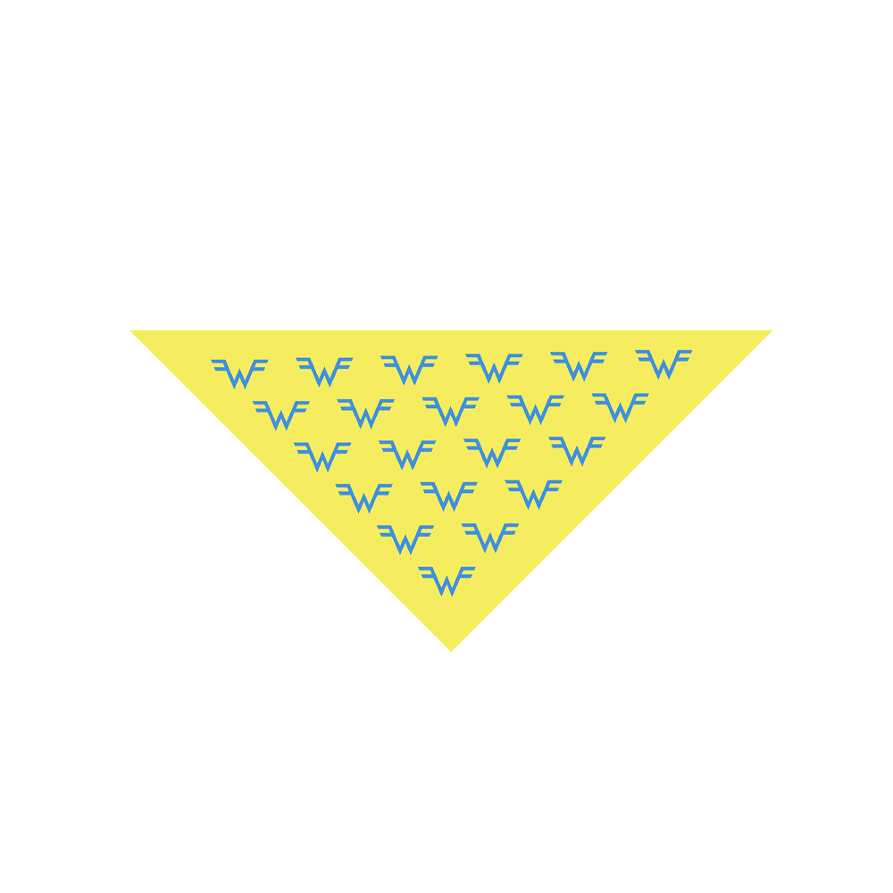 W Logo Dog Bandana Weezer Official Store Weezer